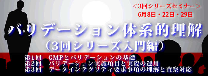 バリデーションの体系的理解（3回シリーズ）